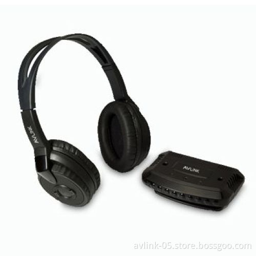 RF/FM Wireless Stereo Headphones with High-quality, Built-in Battery and Speakers